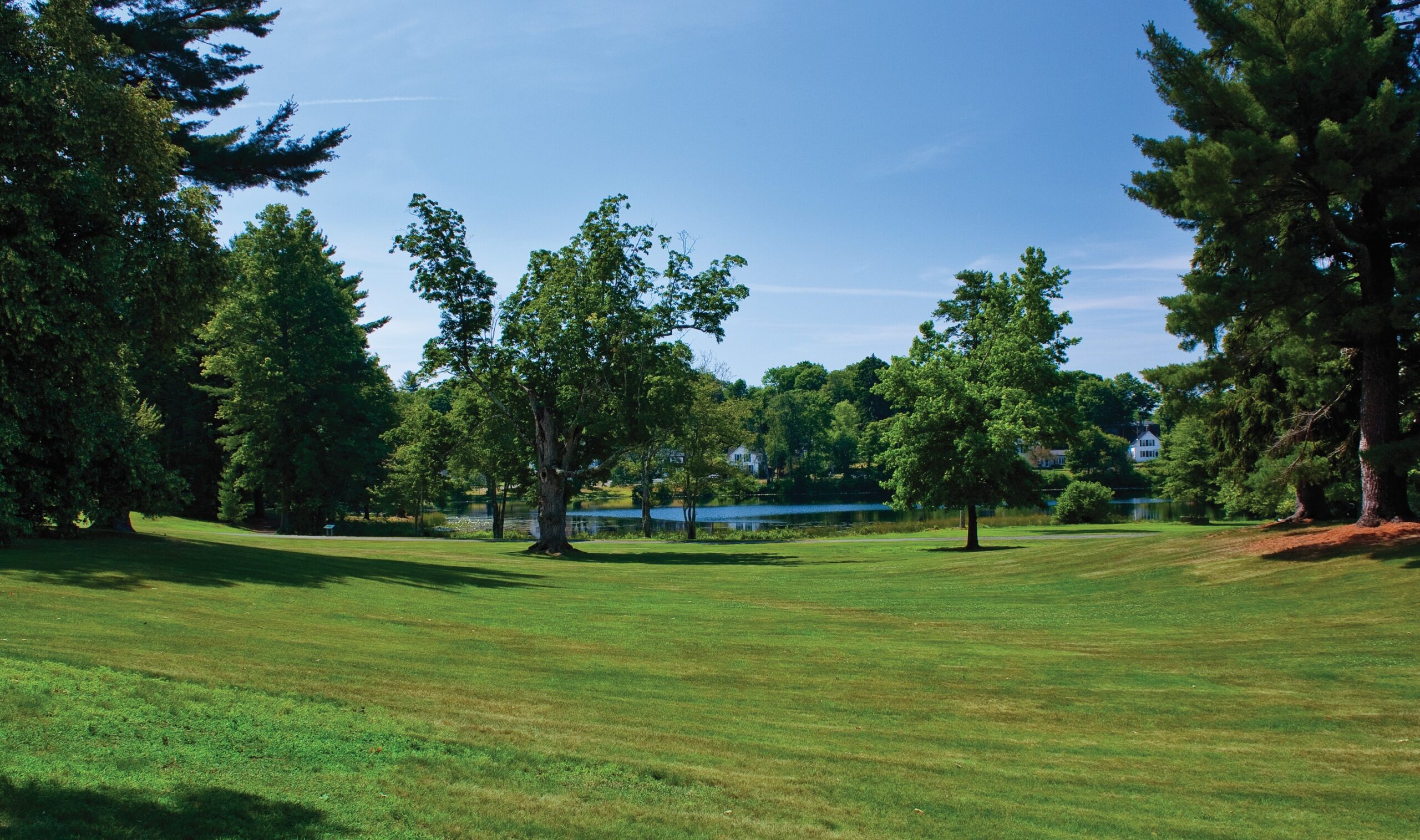 Governor Oliver Ames Estate grounds in Easton, MA.